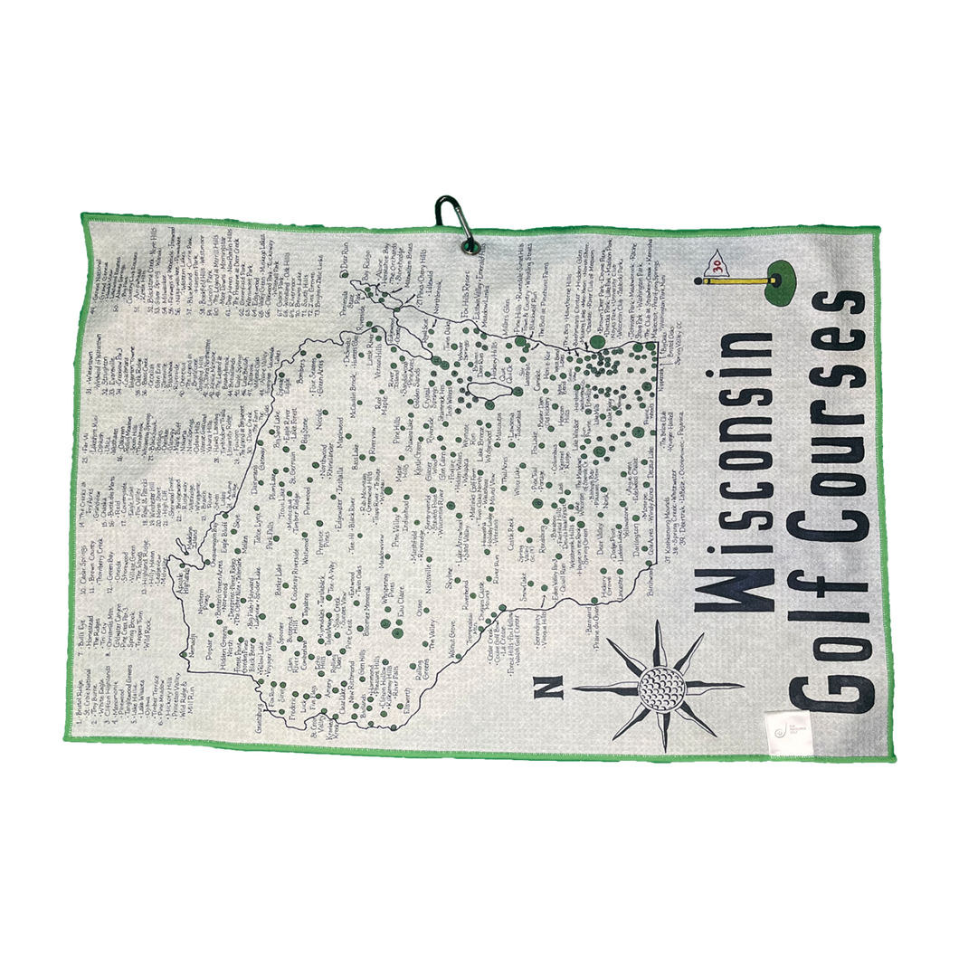 The Wisconsin Golf Course Towel